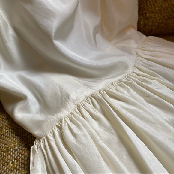 Vintage taffeta slip, size S - Picture 7 of 8